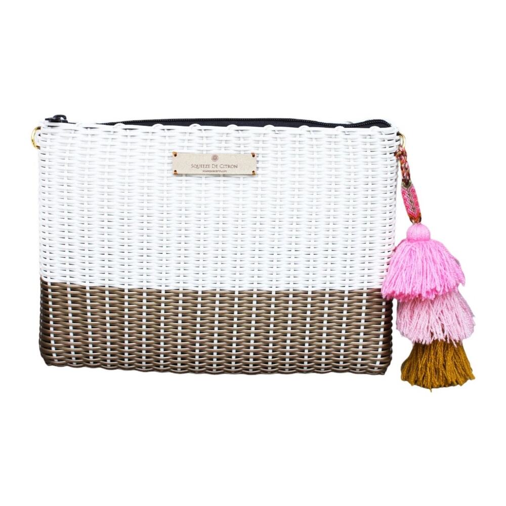 Squeeze de Citron Boardwalk Gold Lemon Drop small clutch